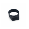 Honda-Breather-Separator-Band-17366435000-Left Left side view of the 3D printed Honda breather separator band replica (17366-435-000) showing the flexible TPU profile and strap thickness for secure mounting.