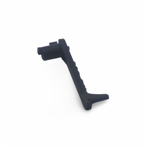 Honda-Choke-Lever-16019KN5671-Back-Angeled-Bottom Back angeled view of the Honda XR Choke Lever for the XR600R, XR400R, XR350R and XR250R with partnumber 16019-KN5-671.