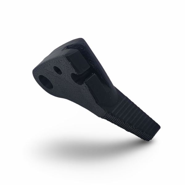 Right side view of the replacement Choke Lever for Honda Transalp with part number 17961-MG2-000