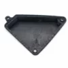 Bottom view profile showing the precise geometry engineered to seal cleanly against the factory air filter element