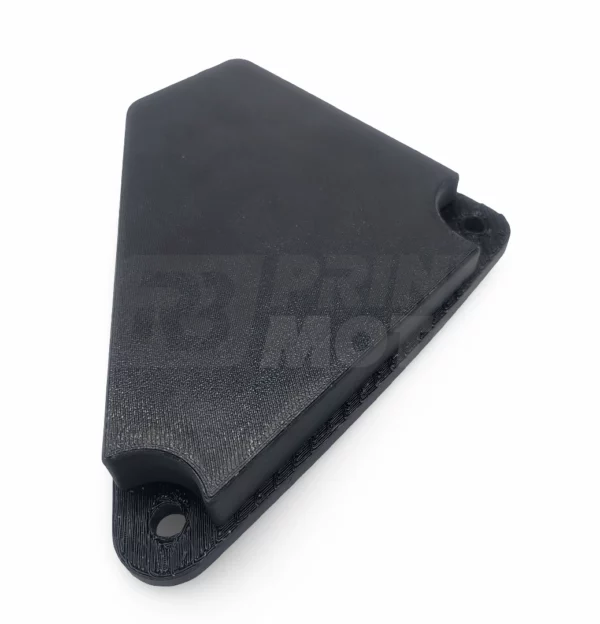 Front angled view showcasing the precise sealing lip and structural intake lines of the replica airbox cover.