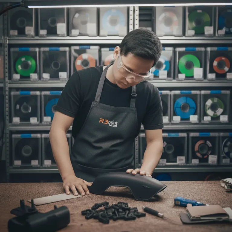 Step 4: Final quality control check on the newly re-engineered replacement part, ensuring precision and fit before shipping to the customer.