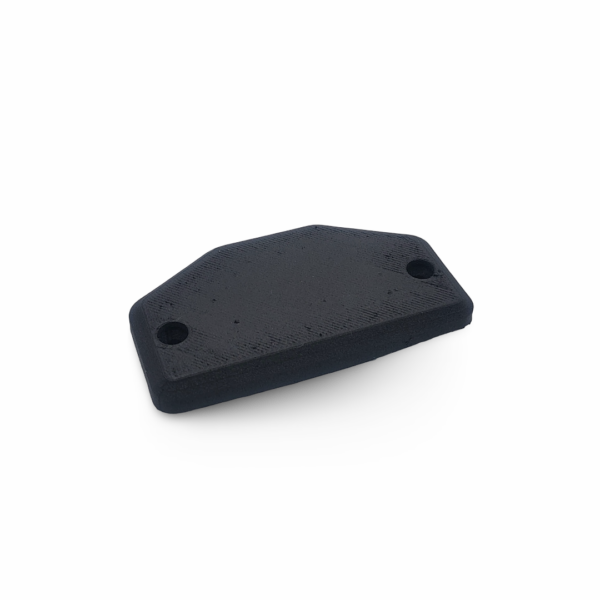 Top back view of the replacement Fusebox Cover for 1980's Honda with part number 38210-425-000
