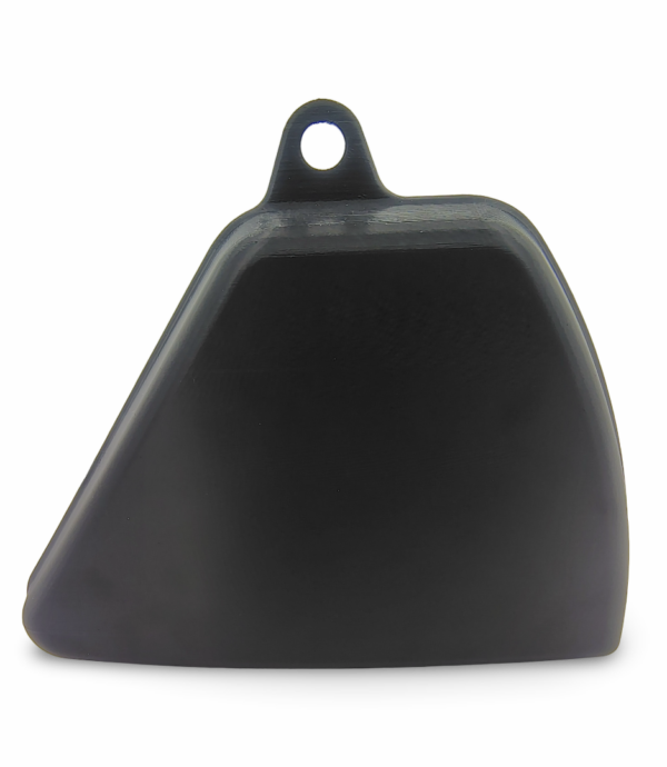 Main front view of the 3D printed Honda CB400F left side cover (83700377000) showcasing the smooth, paint-ready ASA surface and original factory lines for 1975–1977 models.
