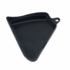 Full internal view of the 3D printed Honda CB400F left side cover (83700-377-000) showing the reinforced ASA structural ribs and mounting tab points for classic restoration.