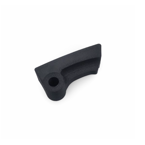 Honda-XL250R-Lower-Chain-Slider-52155-KB7-000-Left-Side-r3print-moto Left-side profile of the XL250R 52155-KB7-000 replacement part, showing the factory-spec bolt-on design.