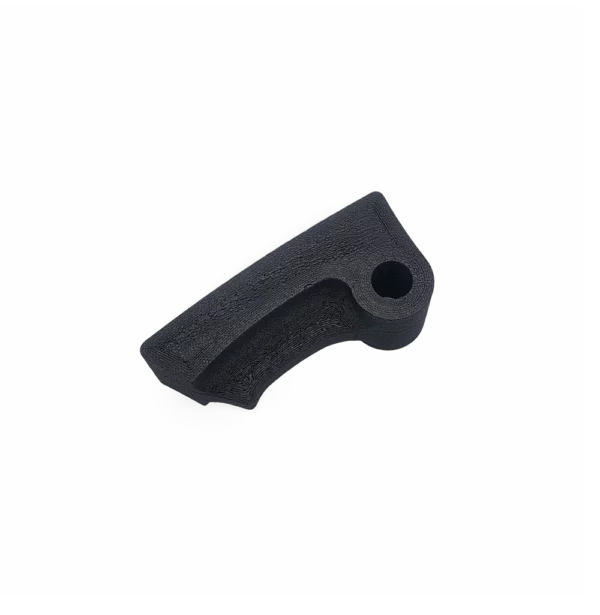 Honda-XL250R-Lower-Chain-Slider-52155-KB7-000-Right-Side-r3print-moto Right-side profile of the Honda XL250R Lower Chain Slider, showing the low-friction Carbon Fiber Nylon surface.
