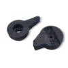 Close-up view of 3D printed ASA choke thumb lever paddle for Kawasaki klr250 and klr650 with partnumber 46092-1123