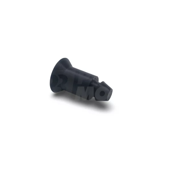 fairing-tab-repair-pin-klr650-side-profile Side profile view of ASA replacement locating tab for Kawasaki KLR650 side shrouds