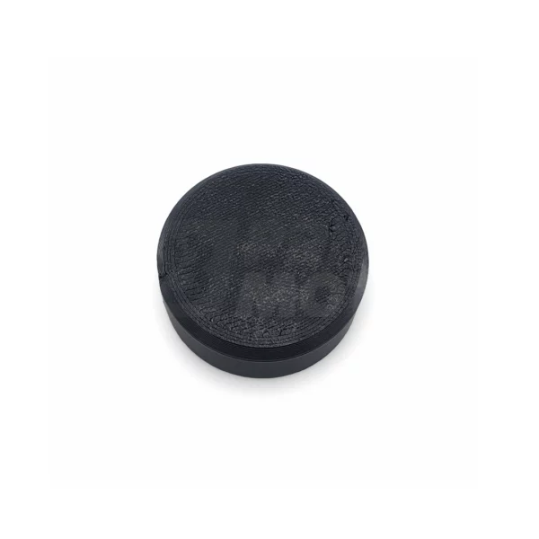 Top view showing smooth saddle curve on 3D printed fuel tank mounting damper for Kawasaki 92075-101