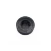 Bottom view highlighting frame mount socket hole on Kawasaki KLR650 fuel tank rubber damper 92075-101