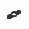fuel-tank-nut-retainer-klr650-1987-2007-upper-view Medium angled view showing M8 hex nut mounting slots on KLR650 fuel tank nut retainer