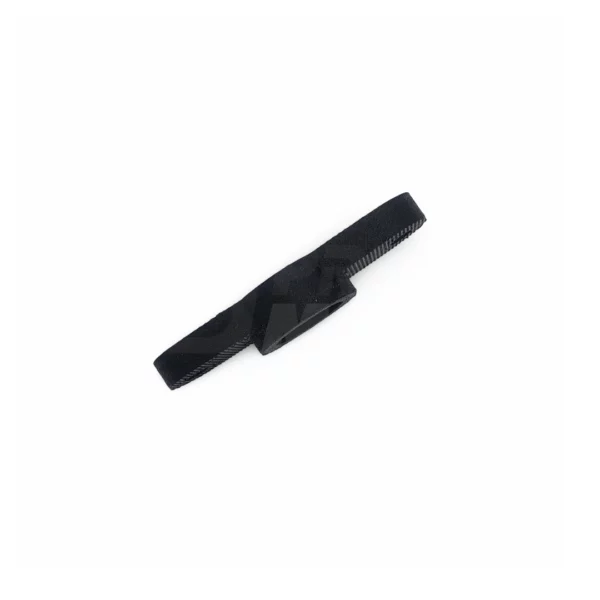 fuel-tank-nut-retainer-klr650-side-profile Side view showing PAHT-CF carbon fiber layer texture and thickness on KLR650 nut retainer repair part