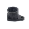 Front carburetor intake opening view of full-power MAN-620 style replacement insulator for Honda classic singles.