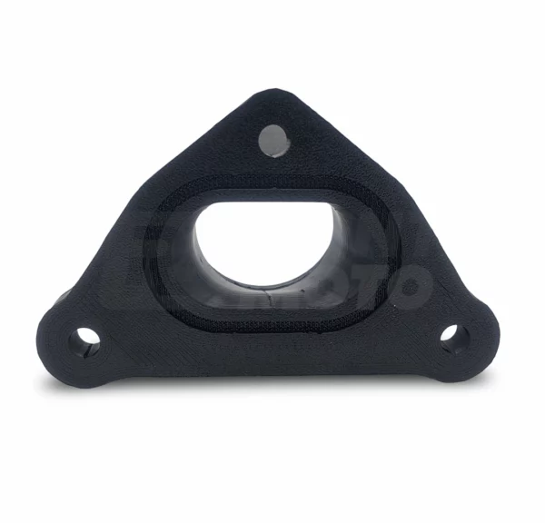 Sealing flange face view of 16211-MAN-620 and alternative 16211-MK4-621 carburetor boot for classic Honda single cylinder engines.