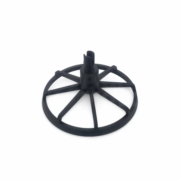 Full component view of chemical-resistant ASA air filter holder for Suzuki DR-Z400E, DR-Z400S, and SM