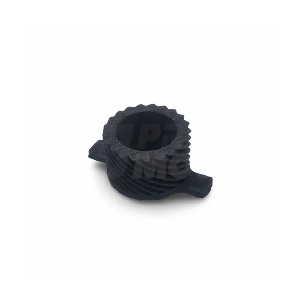 Alternate angle of the reproduction speedometer drive gear for classic Suzuki DR models